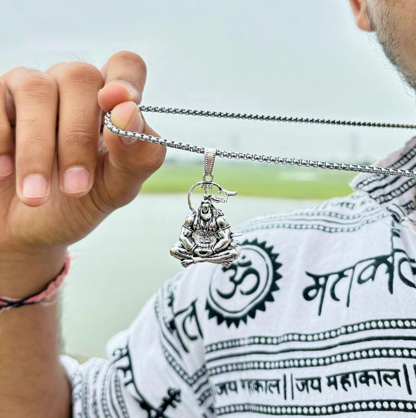 Lord Hanuman Chain With Pendant - Pack of 4 | Buy 1 Get 3 FREE