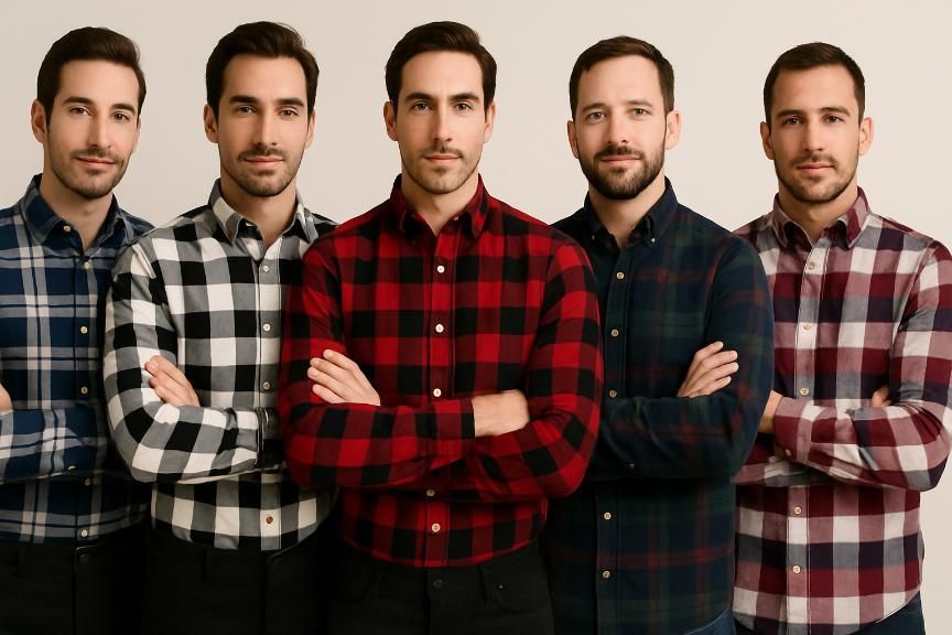 Pack of 5 – Men’s Full Sleeve Premium Cotton Shirts | PACK OF 5