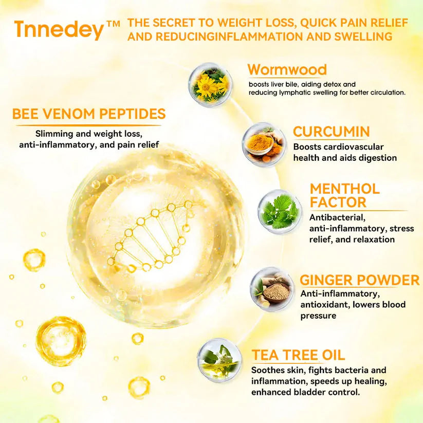 Bee Venom Lymphatic Drainage & Slimming Foot Patches šæš£