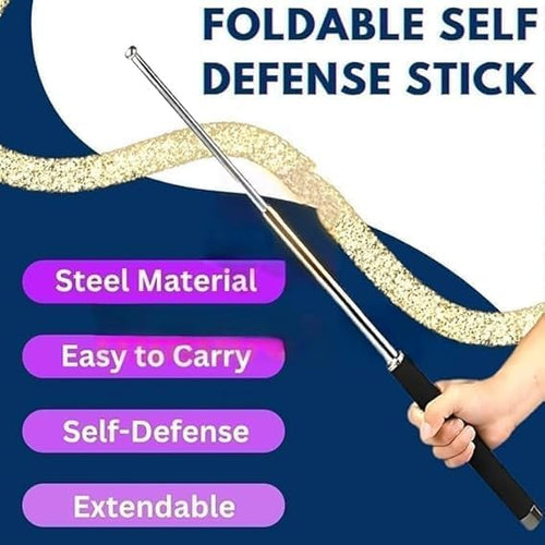 SteelGuard™ Extend | Self Defence Tactical Rod (Heavy Metal and Extendable)