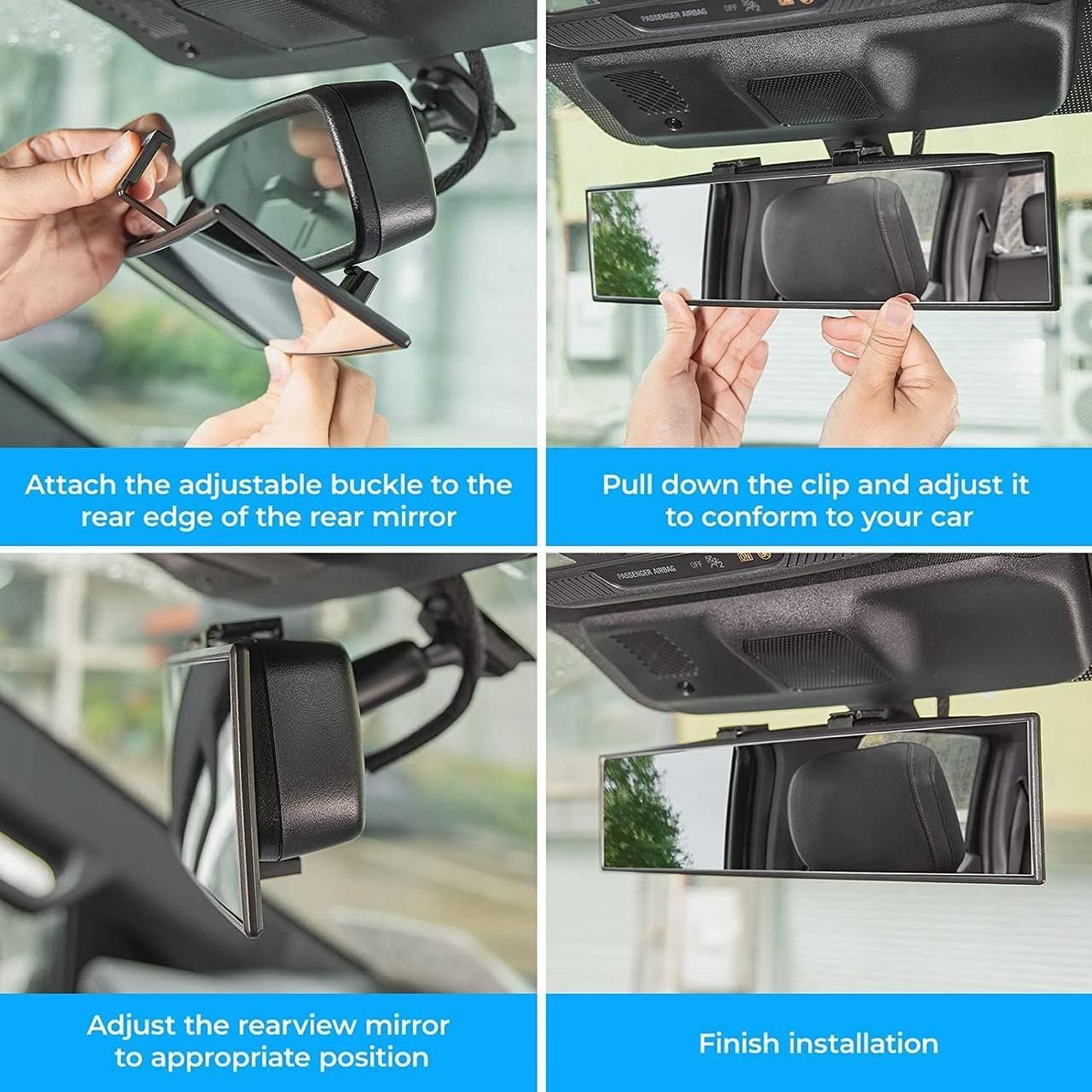 SafeSight™ Panoramic Rearview Mirror - BIG SIZE
