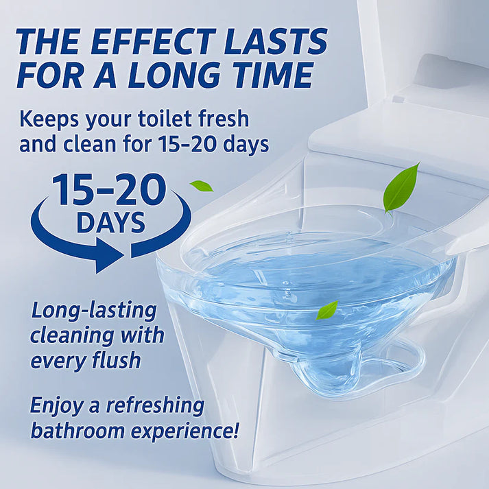 FreshFlush Toilet Cleaning Tablets - Pack of 5 + Extra 5 FREE | Buy 1 Get 1 FREE