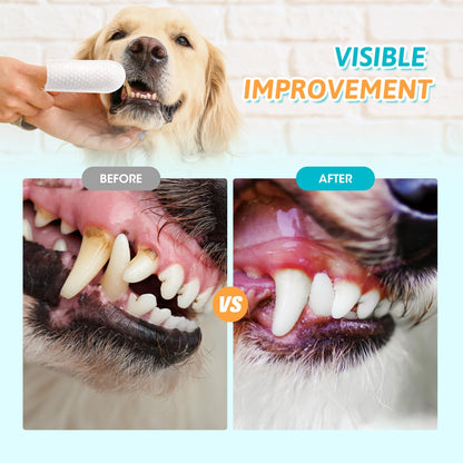 Pet Dental Wipes – Pack of 25 + 25 FREE | Total - 50 Wipes Pack