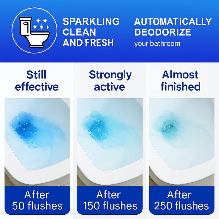 FreshFlush Toilet Cleaning Tablets - Pack of 5 + Extra 5 FREE | Buy 1 Get 1 FREE