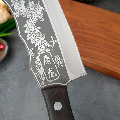 Dragon Black-Steel Katana Cleaver